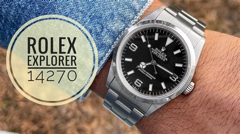 rolex explorer 14270 vs|are Rolex explorers worth buying.